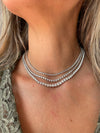 Four Prong Diamond Tennis Necklace