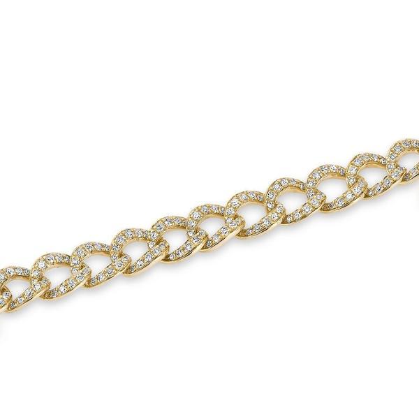 Diamond Chain Link Bracelet - Small