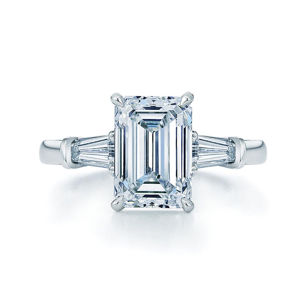 Classic Three Stone Diamond Engagement Ring