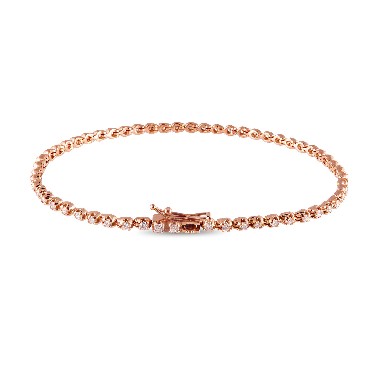 Rose Gold Tennis Bracelet