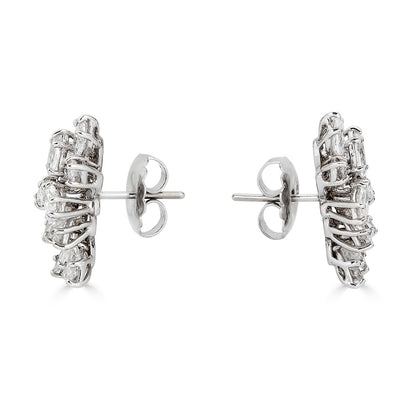 Marquise Cluster Diamond Earrings