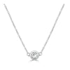Solitaire Diamond Chain Necklace