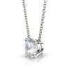 Four Prong Solitaire Necklace