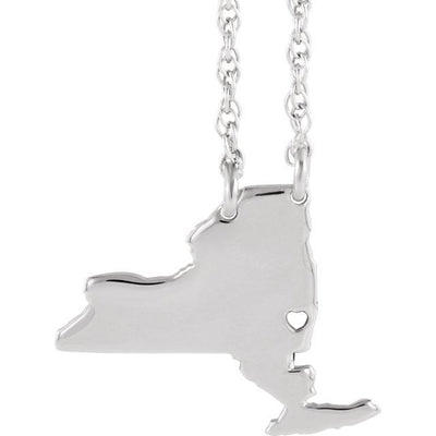 Heartland Customized State Necklace