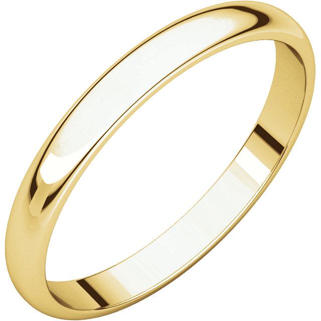 18k Gold Comfort Fit Wedding Band