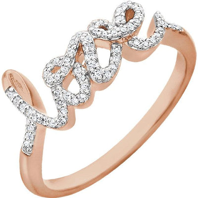 Pave Diamond Love Ring