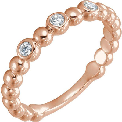 Diamond Beads Ring