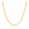 14k Yellow Gold Herringbone Necklace