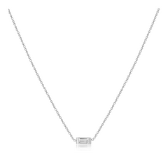 Baguette Diamond Layering Necklace