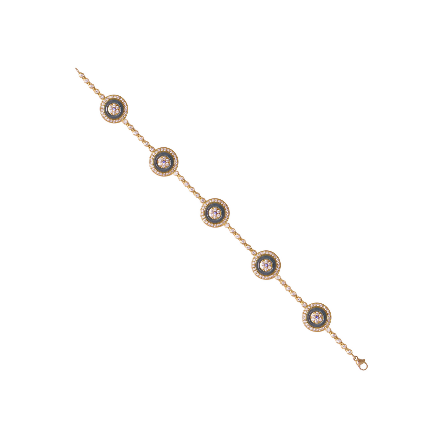 Evil Eye Bracelet with Diamonds