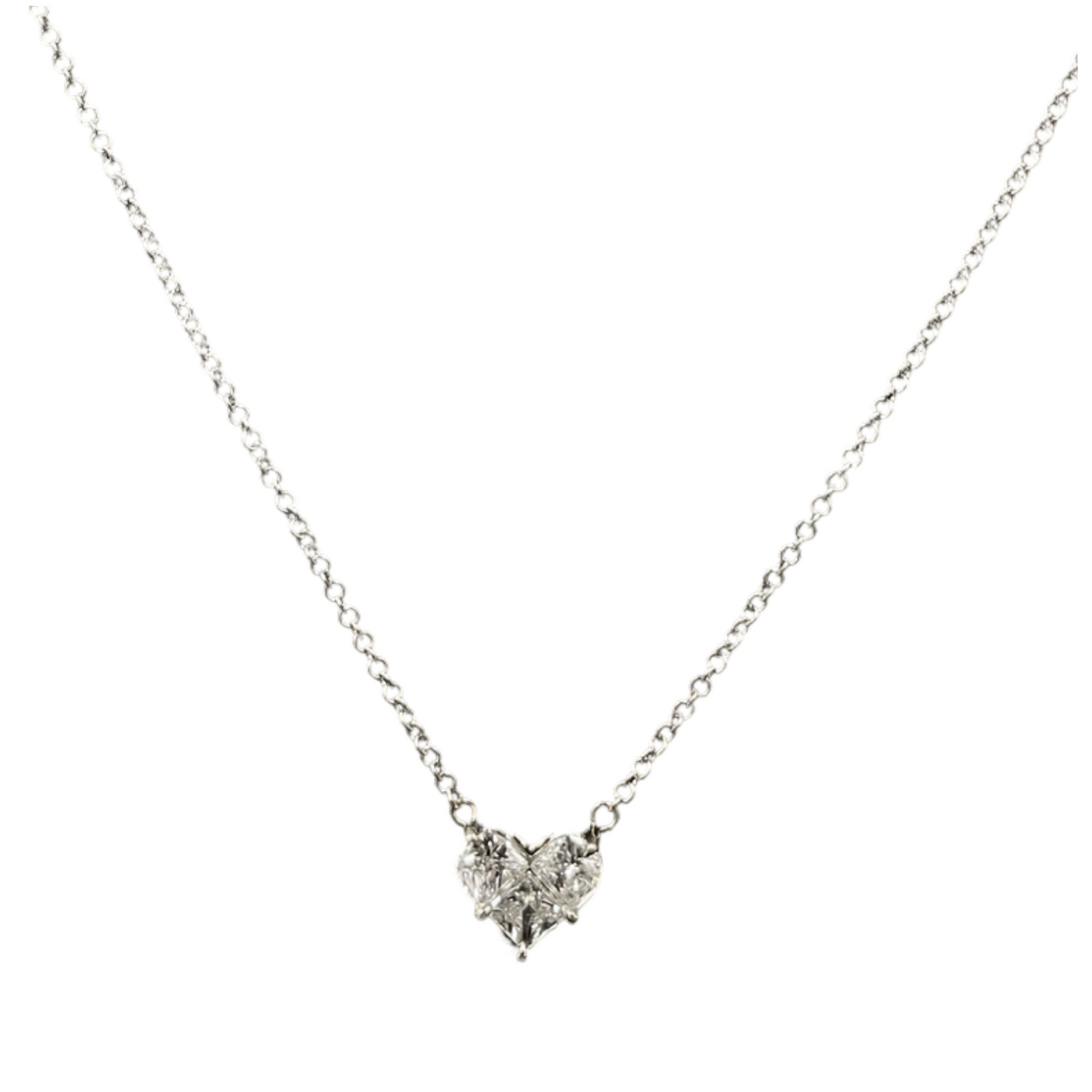 Diamond Heart Pendant Necklace