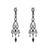 Diamonds and Sapphires Chandelier Earrings
